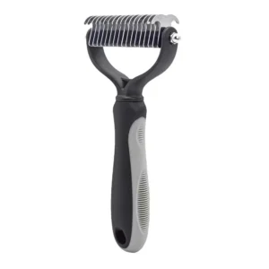 Pet Deshedding Brush for Dogs & Cats – Fur & Knot Remover