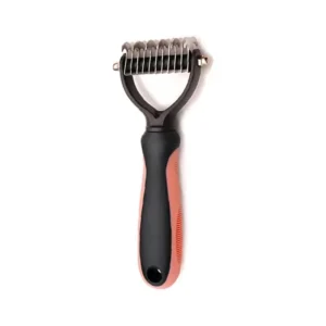 Pet Deshedding Brush for Dogs & Cats – Fur & Knot Remover