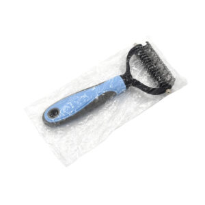 Pet Deshedding Brush for Dogs & Cats – Fur & Knot Remover
