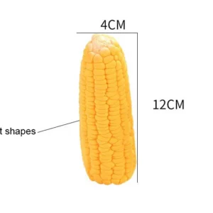 New Pet Toys Squeak Toys Latex Corn shape Puppy Dogs Toy Pet Supplies Training Playing Chewing Dog Toys For Small Dogs