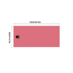 35*75cm/50*100cm Microfiber Pet Bath Towel Embroidered Super Soft Absorbent Cat for Dogs Grooming Supplies