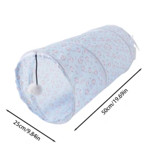 Cat Tunnel Tube Foldable Cat Toys Kitty Training Interactive Fun Toy Tunnel Bored for Puppy Kitten Pet Supplies Cat Accessories