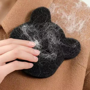 2 /4 Sets Of Household Pet Hair Remover, Machine Washed Bear Sticky Sponge, Reusable, Suitable For Washing Machine, Dryer, Black