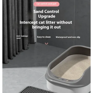 Large Cat Litter Mat Waterproof Double Layer Non Slip Litter Box Tray Pad Washable Durable Pet Toilet Training Mat