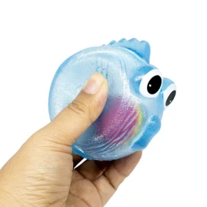 Dog Chewing Toy Training Sound Silicone Ball Simulated Fish Shape Dog Toy Interactive Cleaning Teeth Pet Accessories