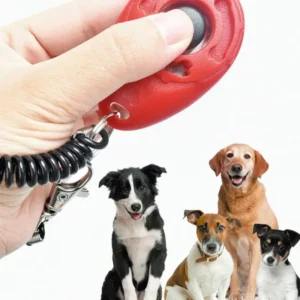 Dog Training Clicker Pet Cat Dog Click Trainer Use for Cat Puppy Birds Horses Aid Adjustable Wrist Strap Sound Key Chain