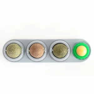 4 in 1 Rotating Catnip Silver Vine Ball Teeth Cleaning Acne Prevention Digestive Health Wall Stick on Toy Edible Safe Material