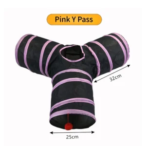 Cat Tunnel Pet Supplies Cat S T Pass Play Tunnel Foldable Cat Tunnel Cat Toy Breathable Drill Barrel for Indoor loud paper