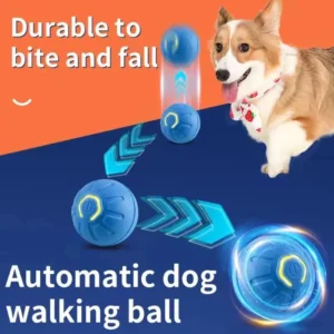 Intelligent Interactive Pet Toy Ball Electronic Automatic Moving Bouncing Ball USB Rechargeable Funny Toy for Puppy Cat Kitty