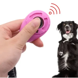 Dog Training Clicker Pet Cat Dog Click Trainer Use for Cat Puppy Birds Horses Aid Adjustable Wrist Strap Sound Key Chain