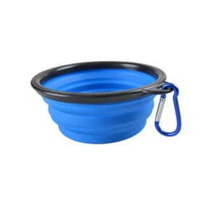 Portable Pet Food Bowl  Durable TPR Bowl  Cat and Dog Food Pet Silicone Collapsible Bowl Portable Travel Outdoor Water Food Bowl
