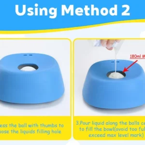 Anti-Choking Slow Feeder Dog Bowl Non-Slip 3/4 Cup - Lick Toy for Liquid Treats Bone Broth Yogurt