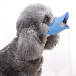 Adjustable Dog Silicone Duck Muzzle Anti Bite Stop Barking Pet Accessory Safe Small to Large Dog Mouthpiece Cover