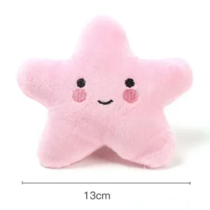Pets Toys Plush Sounding Pentagram Toys Pets Chew Playing Fun Cute Puppy Dogs Cats Squeaky Toys Pets Supplies Accessories
