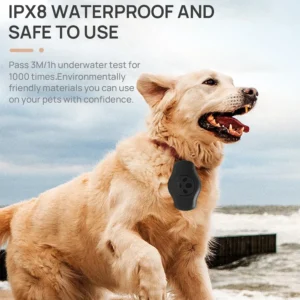 AiQUE IPX8 Waterproof Airtag Protective Shell Pet Anti-Lost Cat/Dog Holder Collar GPS Locator Tracker Case Pet Supplies Air Tag