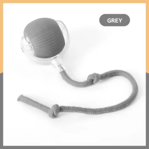 Smart Cat Toys Automatic Rolling Ball Fake Tail Rechargeable Electric Pet Interactive Toy Dog Cat Training Imitate Mouse Tail