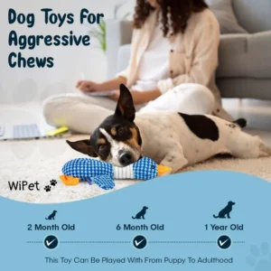 Interactive Plush Toy for Cats and Dogs, Aggressive Chewing, Squeak Doll,,Cats Dogs Interactive Plush Doll Pet Products.Labubo.