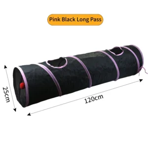 Cat Tunnel Pet Supplies Cat S T Pass Play Tunnel Foldable Cat Tunnel Cat Toy Breathable Drill Barrel for Indoor loud paper