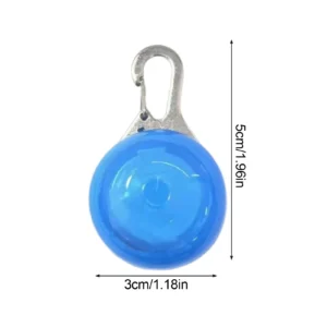 LED Glow Dog Collar Pendant Light Up Pet Accessories Night Safety Walking for Cat Dog Small Medium Large