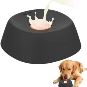 Anti-Choking Slow Feeder Dog Bowl Non-Slip 3/4 Cup - Lick Toy for Liquid Treats Bone Broth Yogurt