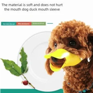 Adjustable Dog Silicone Duck Muzzle Anti Bite Stop Barking Pet Accessory Safe Small to Large Dog Mouthpiece Cover