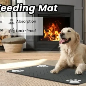 Absorbent Pet Mat S/M/L, Waterproof Non-Slip for Dog and Cat Bowls