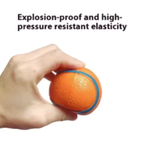 Tough Dog Toy Ball Chew Proof Elastic Jumping Fetch Ball for Large Medium Small Dogs Puppy Pet Chew Toy Solid Pet Accessories