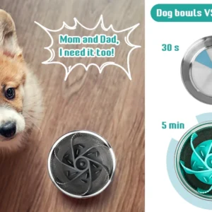 Pet Feeder Plugin Powerful Suction Cup Slow Food Anti Choking Bowl Convenient Easy Clean Extended Dogs Eating Time Pet Supplies