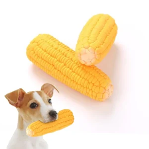 New Pet Toys Squeak Toys Latex Corn shape Puppy Dogs Toy Pet Supplies Training Playing Chewing Dog Toys For Small Dogs