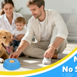 Anti-Choking Slow Feeder Dog Bowl Non-Slip 3/4 Cup - Lick Toy for Liquid Treats Bone Broth Yogurt
