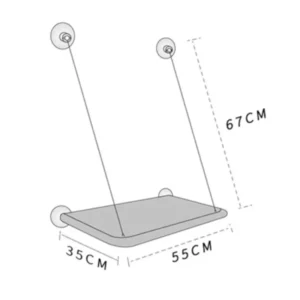 New pet cat hammock hanging cat bed bearing 20 kg comfortable sunny window seat kitten rock climbing frame pet supplies