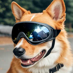Dog Sunglasses Soft Adjustable UV Protection Pet Goggles Easy Wear Puppy Glasses For Small Medium Breed Outdoor Riding Driving