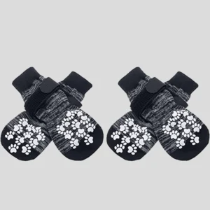 4PCS Pet Shoes, Dog's Foot Covers, Adjustable Indoor And Outdoor Non-Slip Socks For Pets.