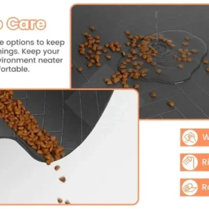 Absorbent Pet Mat S/M/L, Waterproof Non-Slip for Dog and Cat Bowls