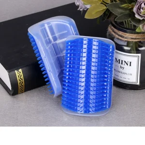 Massage Pet Cat Brush Corner Scrape Hair Removal Beauty Clean Corner Brush Removable Scratcher Comb for Kitten Cat
