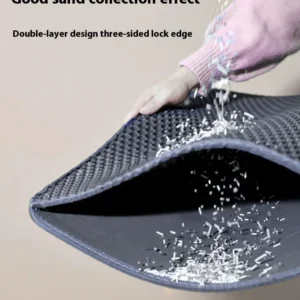 Large Cat Litter Mat Waterproof Double Layer Non Slip Litter Box Tray Pad Washable Durable Pet Toilet Training Mat