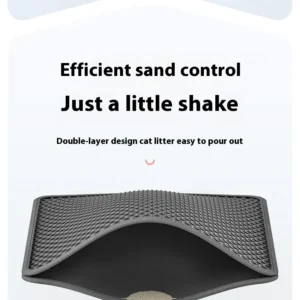 Large Cat Litter Mat Waterproof Double Layer Non Slip Litter Box Tray Pad Washable Durable Pet Toilet Training Mat