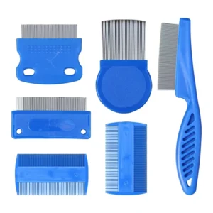 6Pcs/Set Removes Eggs Lices Combs Dandruff Combs Lice Comb Easily Long Lasting Non Deformation Lices Removal Head Lice Comb