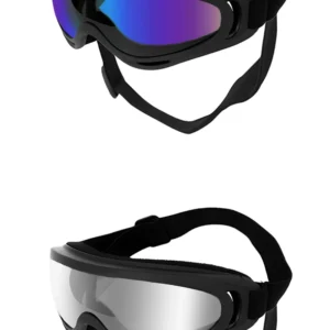 Dog Sunglasses Soft Adjustable UV Protection Pet Goggles Easy Wear Puppy Glasses For Small Medium Breed Outdoor Riding Driving